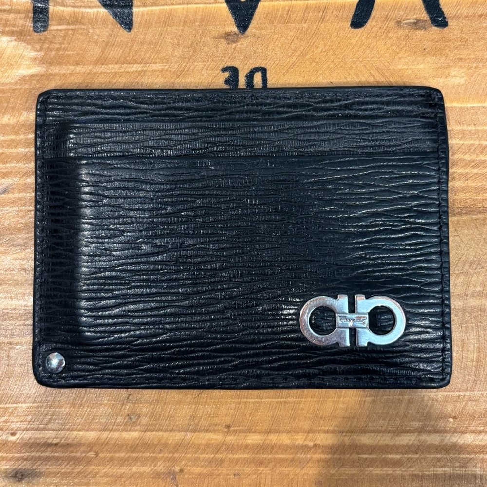 Ferragamo leather card case